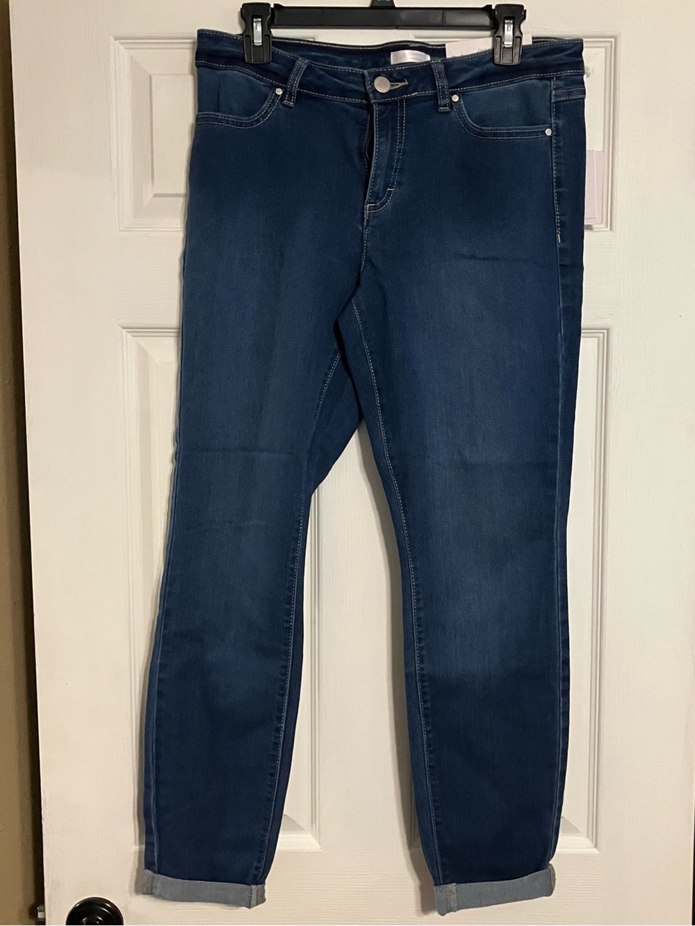 LC Lauren Conrad Signature Soft Jegging Dark Wash Denim Size 12L NWT